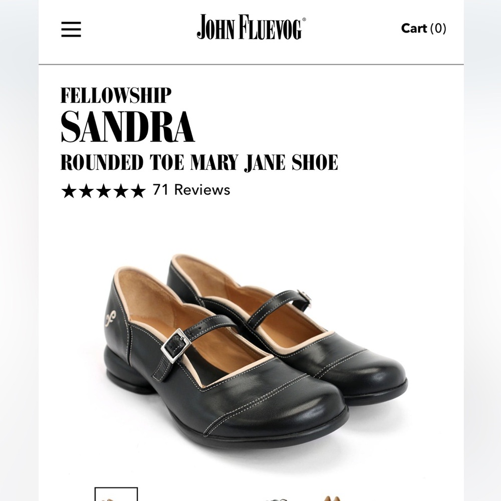 John Fluevog Sandra shoes, size 5.